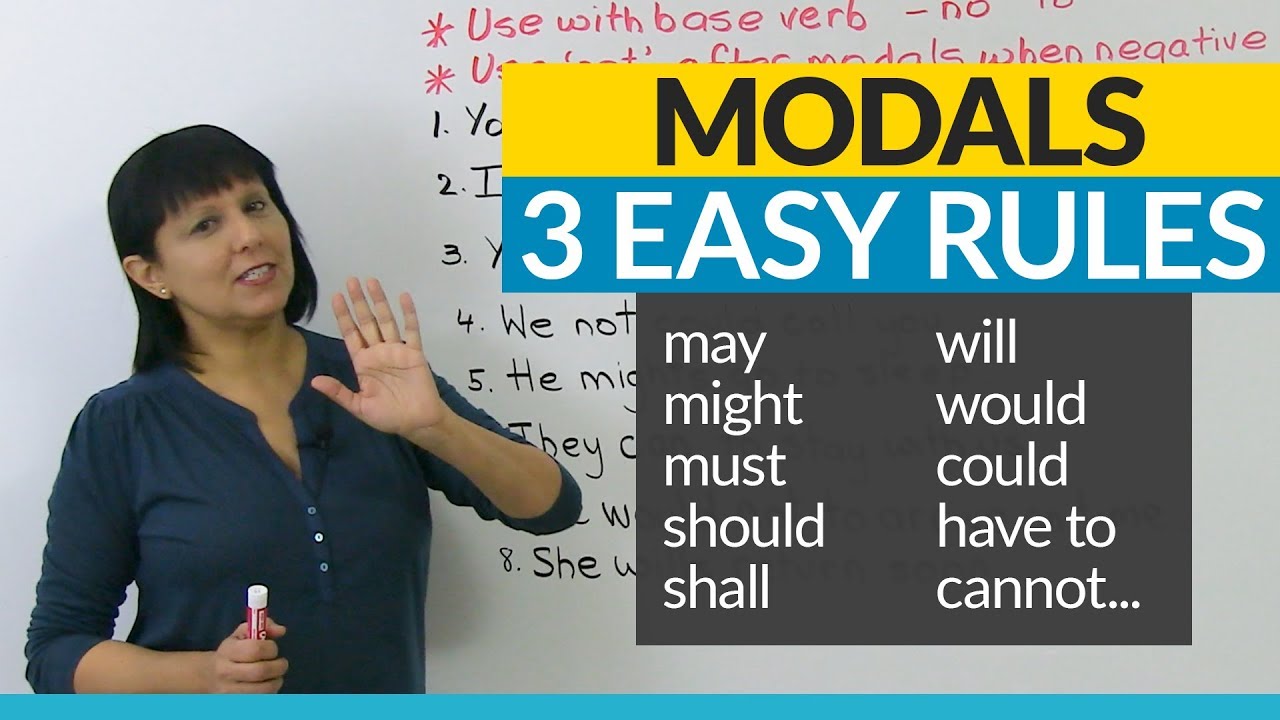No more mistakes with MODALS 3 Easy Rules