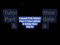 Tutorial POS Python Part 4: Cara Update &amp; Delete Data SQLite 🛠️❌Python #BelajarCoding #Python
