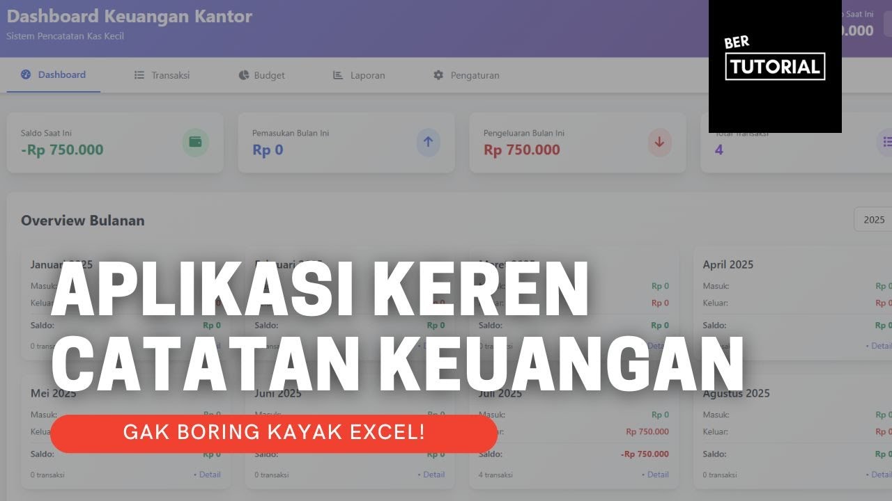 Aplikasi pencatatan keuangan offline