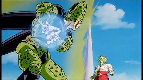 dragon ball z cell vs broly
