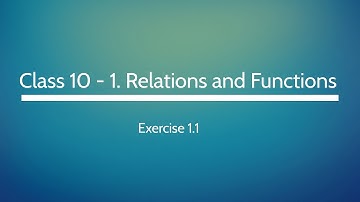 Relations and Functions - Cartesian Product 10th Chapter 1(04).