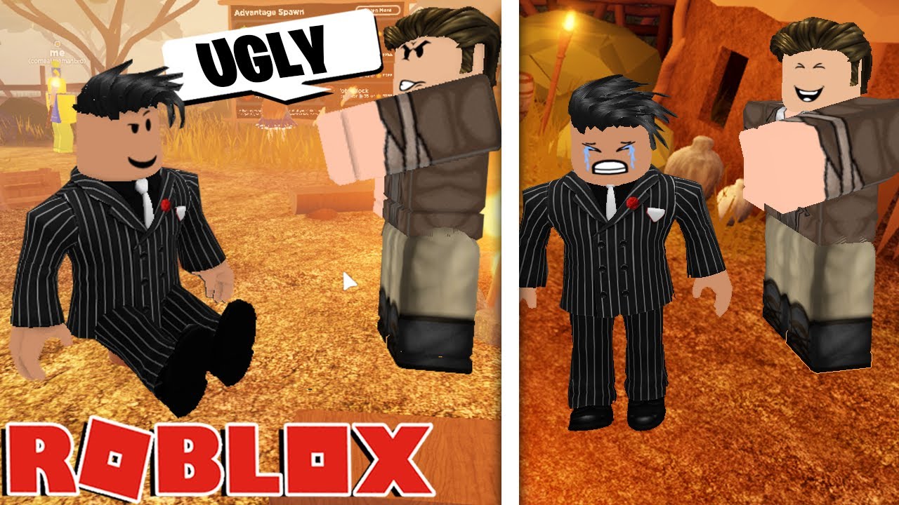 Roblox Hackers Fake Being Youtubers Youtube - orange tuxedo suit roblox