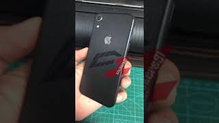 الاسكين بيخلي الجهاز زيرو بصراحة | التليفون ده من يوم ما جيبته سكينات | black leather wrap iphone xr