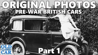 Original Photos of Pre-war British Cars Part 1 1910s 1920s 1930s 1940s vintage car images