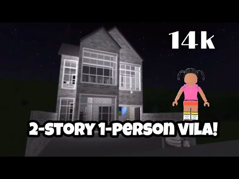 2-story 1-person vila on bloxburg || roblox ||