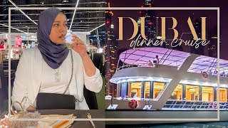 DUBAI DINNER CRUISE guide and cost | halal and vegetarian buffet under AED300 / USD85 per pax