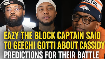 “Geechi Gotti BREAKS SILENCE After Eazy Brings Up Cassidy!”