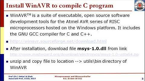 AVR Programming in C   Part1