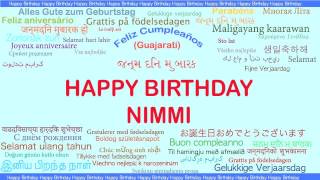 Nimmi   Languages Idiomas - Happy Birthday