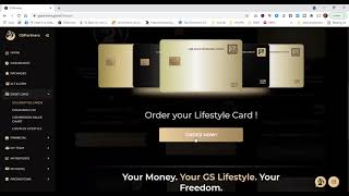 #GSPartners Login/Dashboard Overview #GSLifestyle #GSDefi