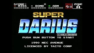 (PC Engine CD) Super Darius - Completed 1 Life / No Deaths, 1CC 1080p60