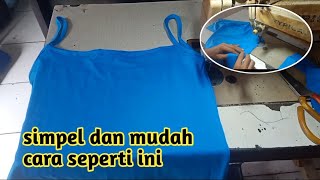 Sangat Mudah, Cara Menjahit Tank Top Dari Bahan Kaos