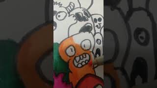 how to colour doodle art part 2.  sorry for background noises.