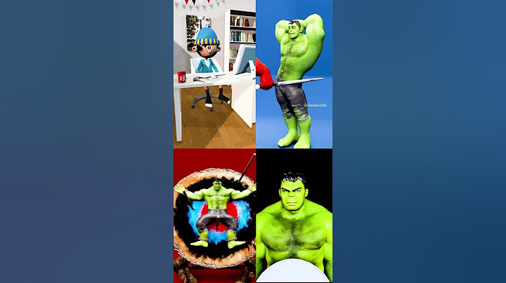 The best episodes of the Green and Red Hulk battles ! #shorts #animation