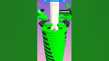 Stack Ball level 407 | android,iOS gameplay | #Shorts #Games offline games |RIDER0496