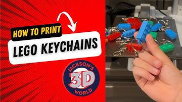 3D printing tutorial: How to download and print brick keychains from @BambuLab MakerWorld
