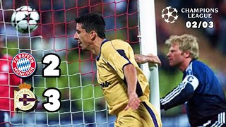 Bayern Munich 2-3 Deportivo Victoria Histórica En Liga De Campeones 0203 Hat Trick Roy Makaay