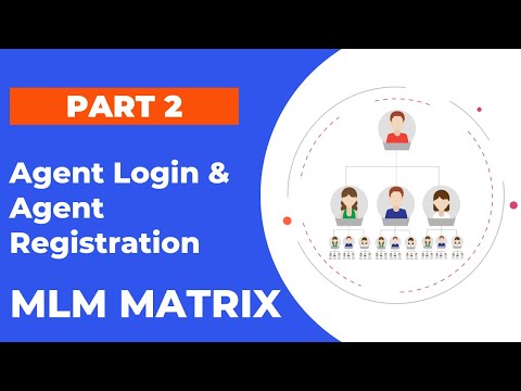 MLM Matrix Plan Website in PHP || Agent Login & Agent Registration || MLM MATRIX :: 2