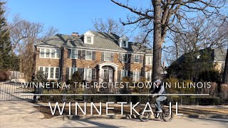 [4K] Winnetka, IL US   The richest town in Illinois: Home Alone house