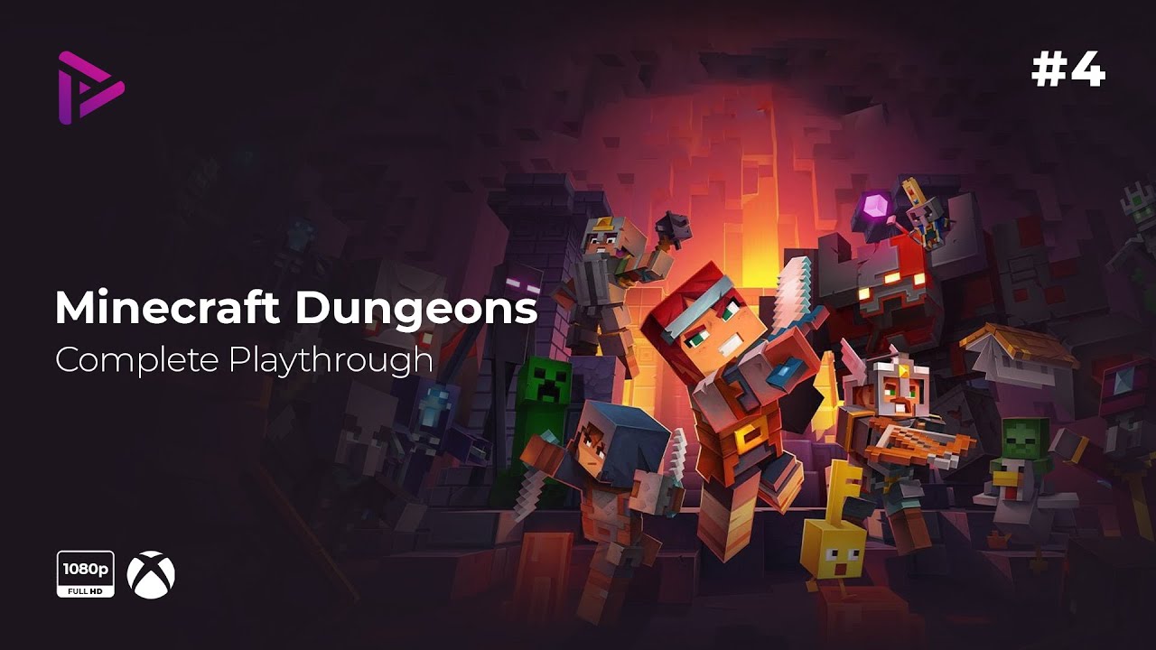 Minecraft Dungeons Complete Gameplay Walkthrough [Ep4 - Cacti Canyon ...