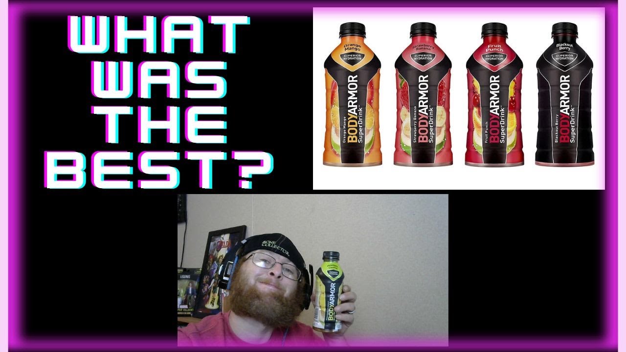 Trying 10 different body armor drinks What did I think? YouTube