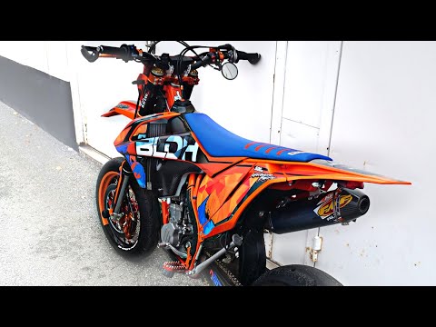 MY NEW $$$ SUPERMOTO LOOK! (Reveal Project KTM 500 EXC) | BLDH Motovlog