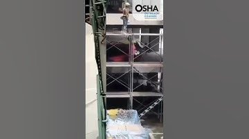 Fall Accident Hazard | Safety Harness | OSHA Fatal Four | #workplacesafety #constructionsafety