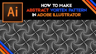 How to make Abstract Vortex Pattern | Adobe Illustrator Tutorial | Urdu / Hindi | #shorts