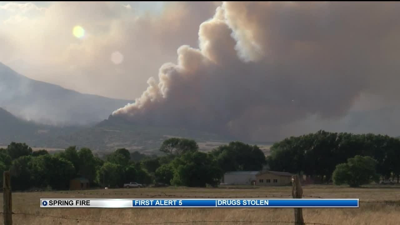 Southern perimeter of Spring Fire contained, total containment 83 percent