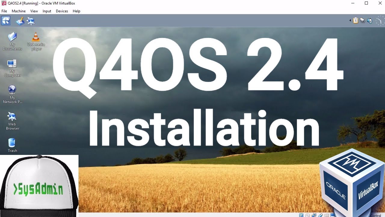 Q4OS 2.4 Installation + Apps + Guest Additions + Overview on Oracle VirtualBox [2017]