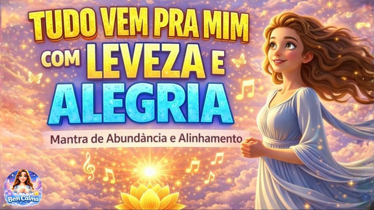 🌈 TUDO VEM PRA MIM COM LEVEZA | MÁGICO Mantra que ATRAI ABUNDÂNCIA e FELICIDADE