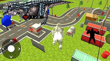 Extreme City Dinosaur Smasher 3D City Riot Gorilla Mod Android Gameplay #02
