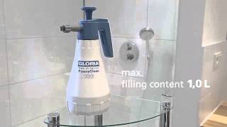 Gloria FoamyClean 100 - Pulverizador de Espuma para la Limpieza Universal,  para el Hogar, el Jardín y