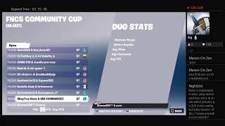 FNCS Community Cup with Cole Ch4S2 #9785