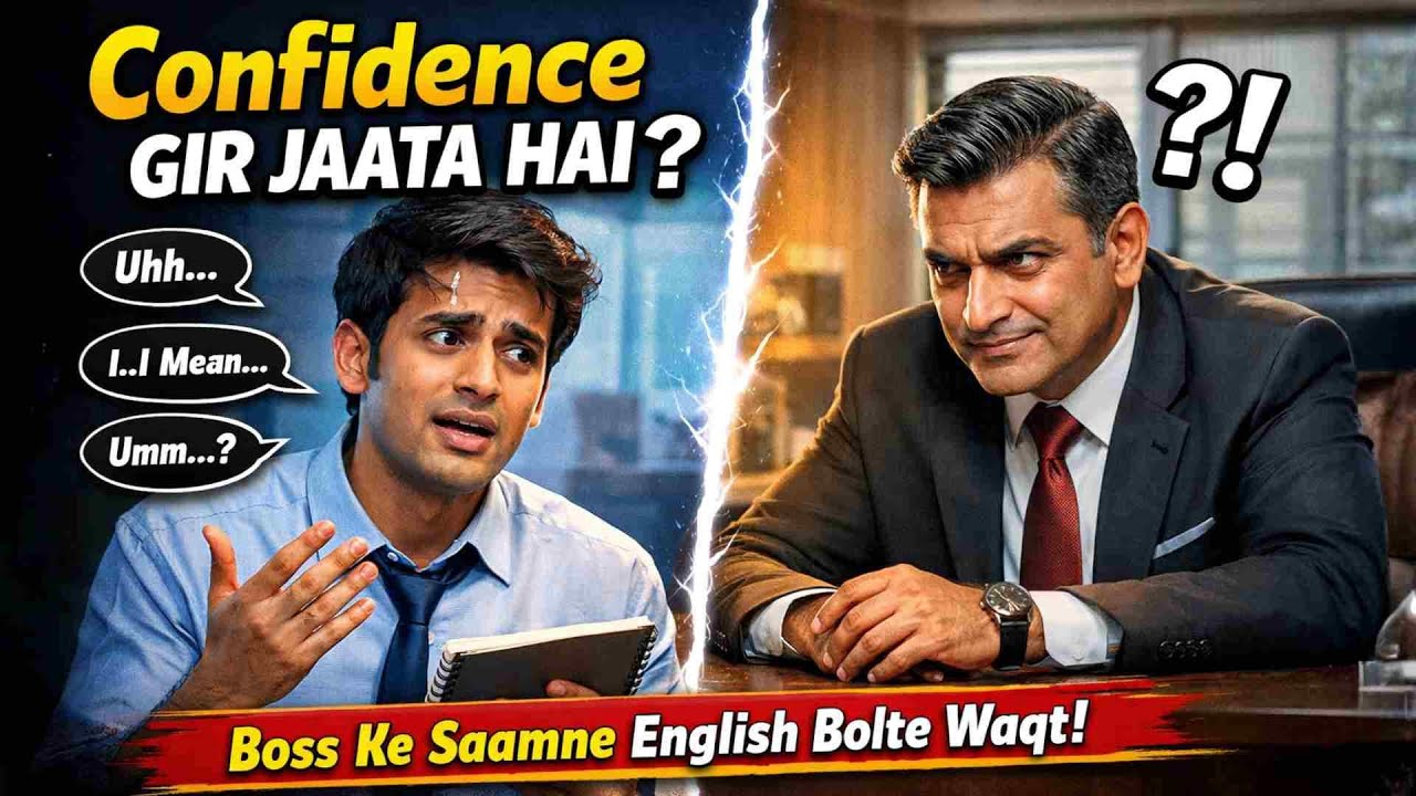 How to Talk to Your Boss in English | Office English Speaking | Hindi to English | English Seekhlo