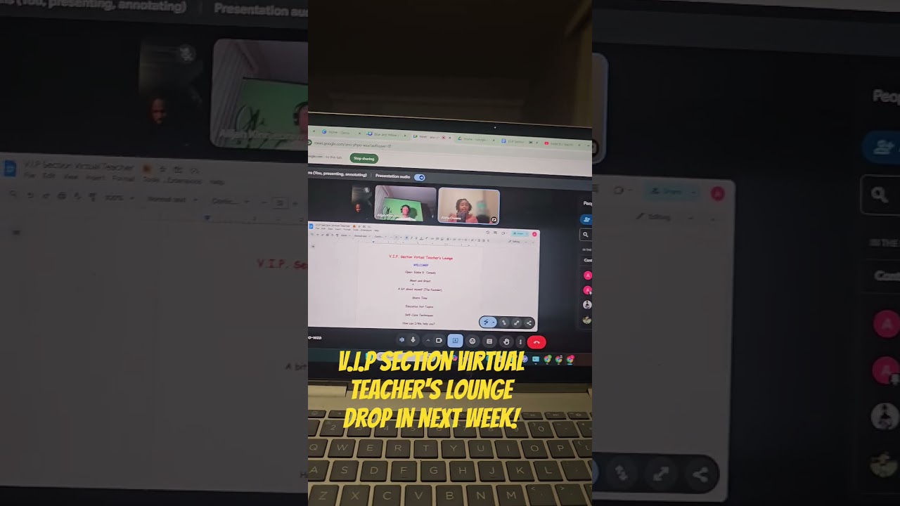 V.I.P. Section Virtual Teacher's Lounge-Drop In Next Week! #icoachnewteachers