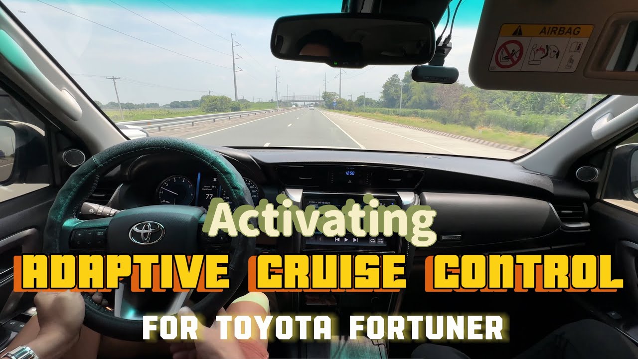 Активация адаптивного круиз-контроля на Toyota Fortuner