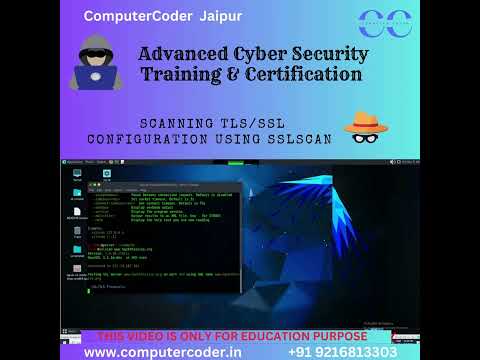 Scanning SSl/TLS  configuration using SSLscan
