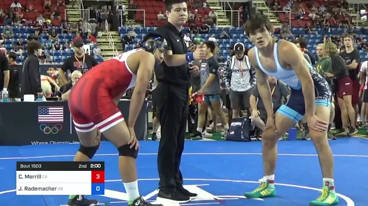 170 Lbs Round Of 16 - Cody Merrill, California Vs ...