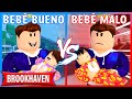 BEBÉ BUENO VS BEBÉ MALO en BROOKHAVEN - Roblox YoSoyLoki