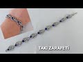 Zarif ve şık bileklik yapımı/ELEGANT BRACELET MAKING FROM BEAD #diy