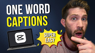 Easy One Word Captions for CapCut PC |  CapCut Desktop Tutorial | Video Editing Tutorial 2023