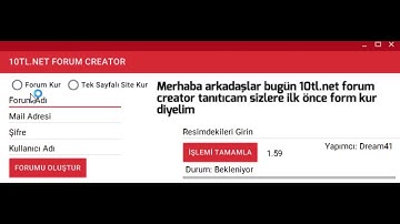 10TL NET Forum Creator