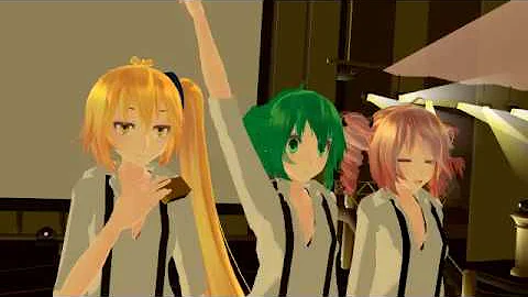 [MMD]Triple Baka -Neru, Miku, Teto