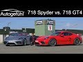 Porsche 718 Cayman GT4 vs 718 Spyder FULL REVIEW comparison - the six-cylinders return!