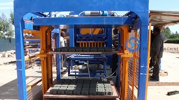 QTF10-15 fully automatic concrete block making machine