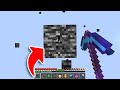 Minecraft BUT It's One BEDROCK Block!
