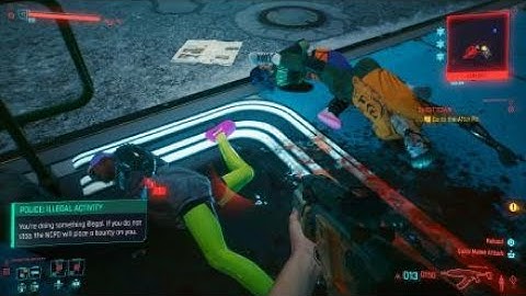 Invisible hands! Cyberpunk 2077