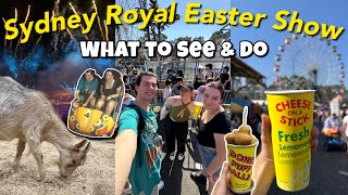 Sydney Royal Easter Show Vlog What to See & Do | Rides, Food, Animals, Art + more!