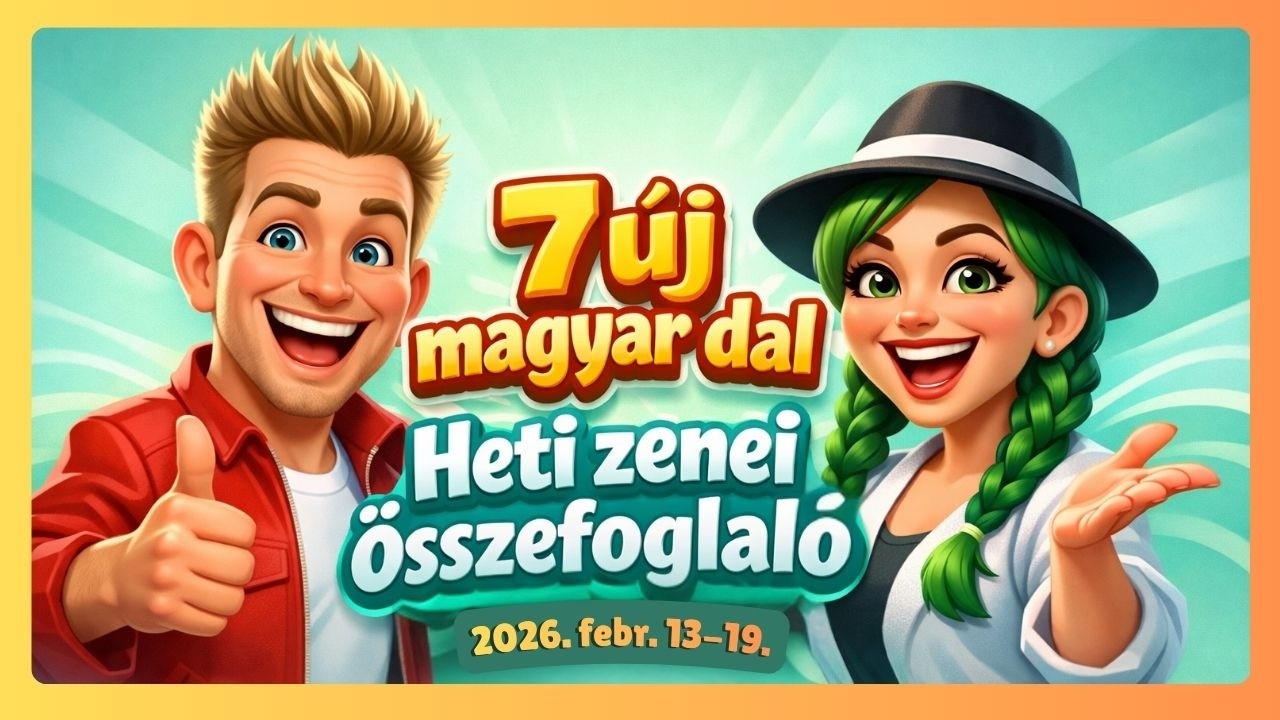 7 új magyar dal | Heti zenei összefoglaló (2026. febr. 13–19.)